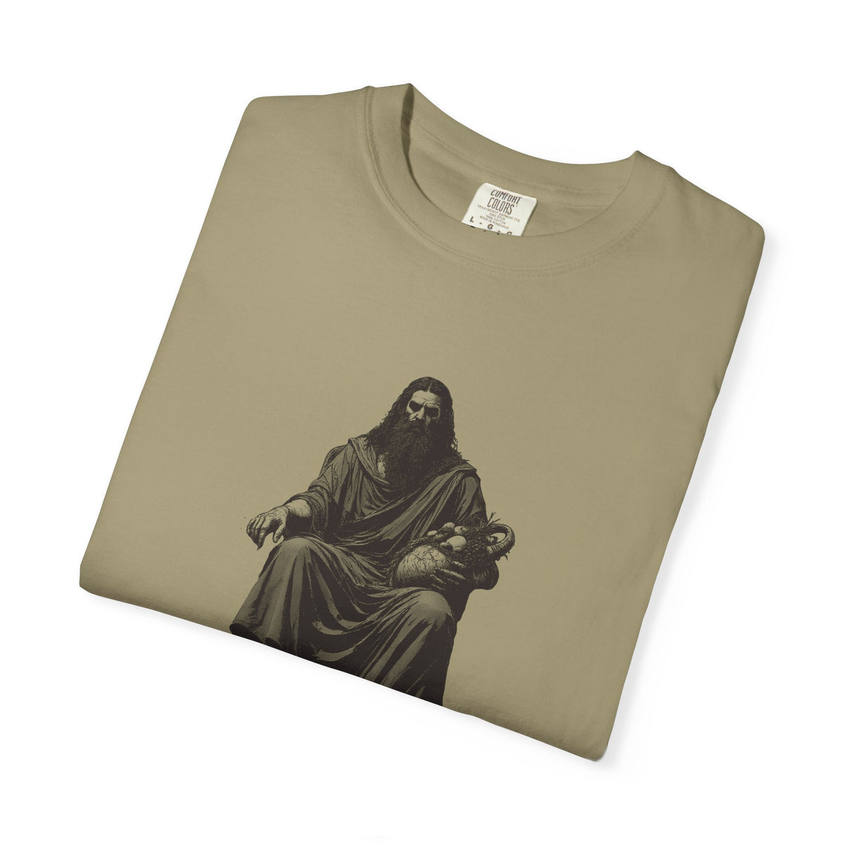 Hades · “Stern, not wicked.” — Garment-Dyed One-Ink Tee