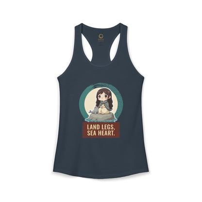Selkie: Grey Selkie of Sule Skerry — Women's Racerback Tank