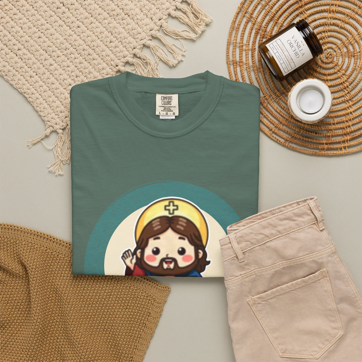 Jesus Christ · “How long must I put up with you?” — Garment-Dyed T-Shirt