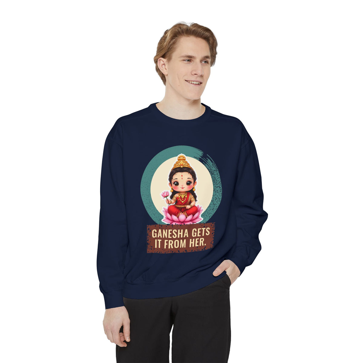 Parvati: Gauri, the Radiant One — Garment-Dyed Sweatshirt