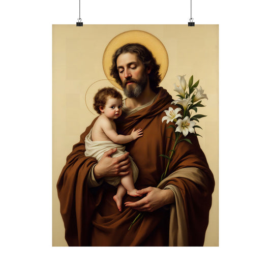 St Joseph: Guardian of the Redeemer — Art Print