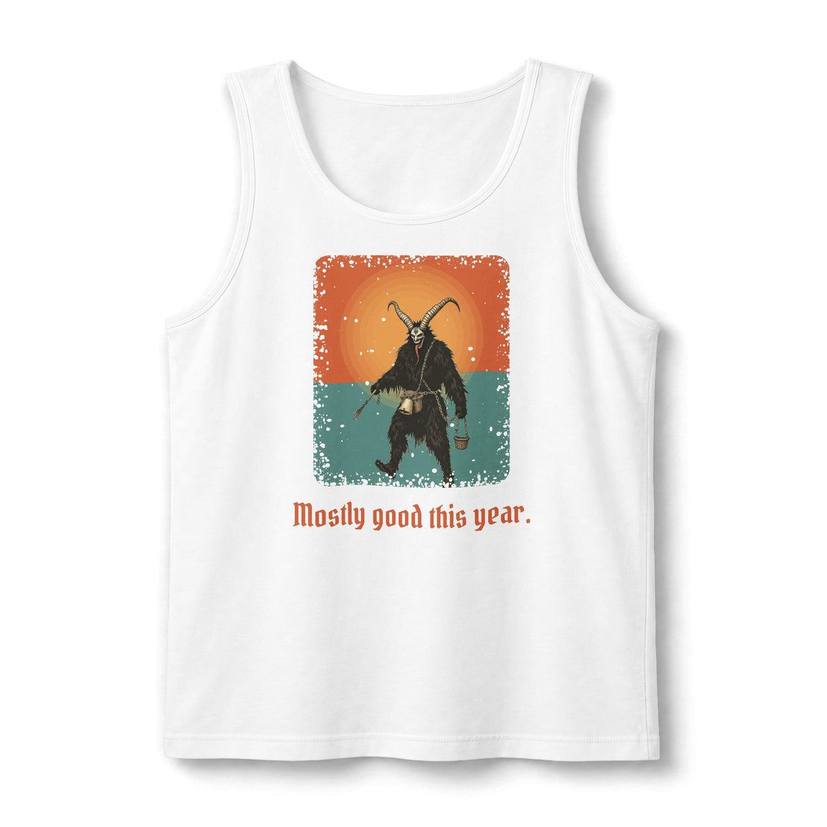 Krampus: Driver of Winter Spirits — Unisex Muscle Tank