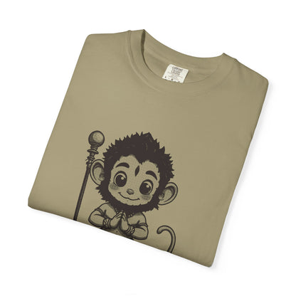 Hanuman · “Brought the whole mountain.” — Garment-Dyed One-Ink Tee