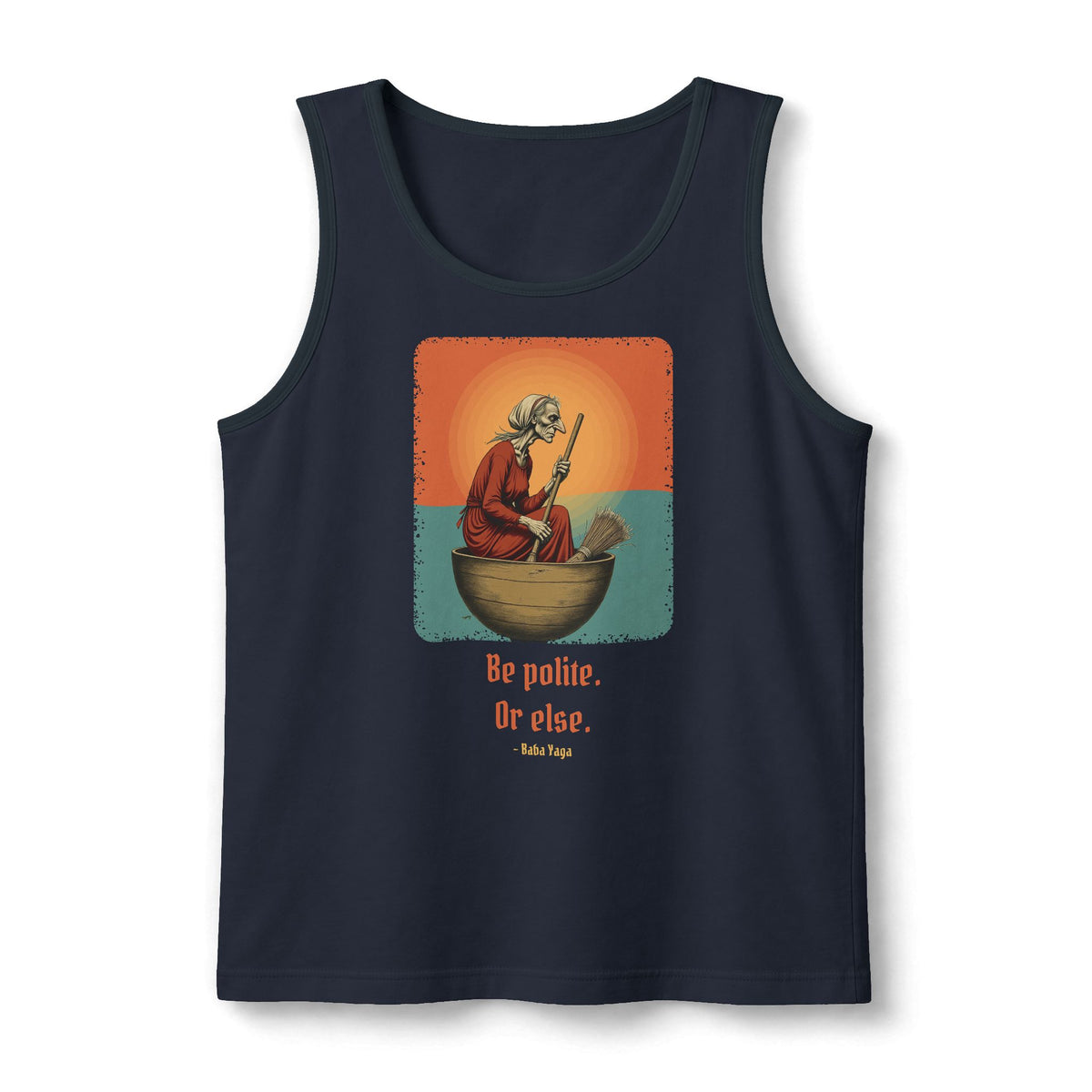 Baba Yaga: Bony Leg — Unisex Muscle Tank
