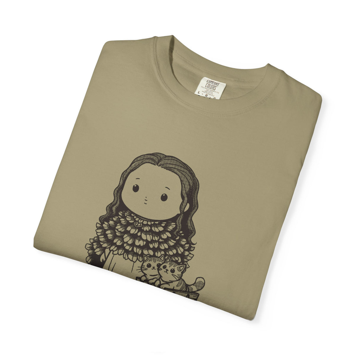 Freyja · “The original cat lady.” — Garment-Dyed One-Ink Tee