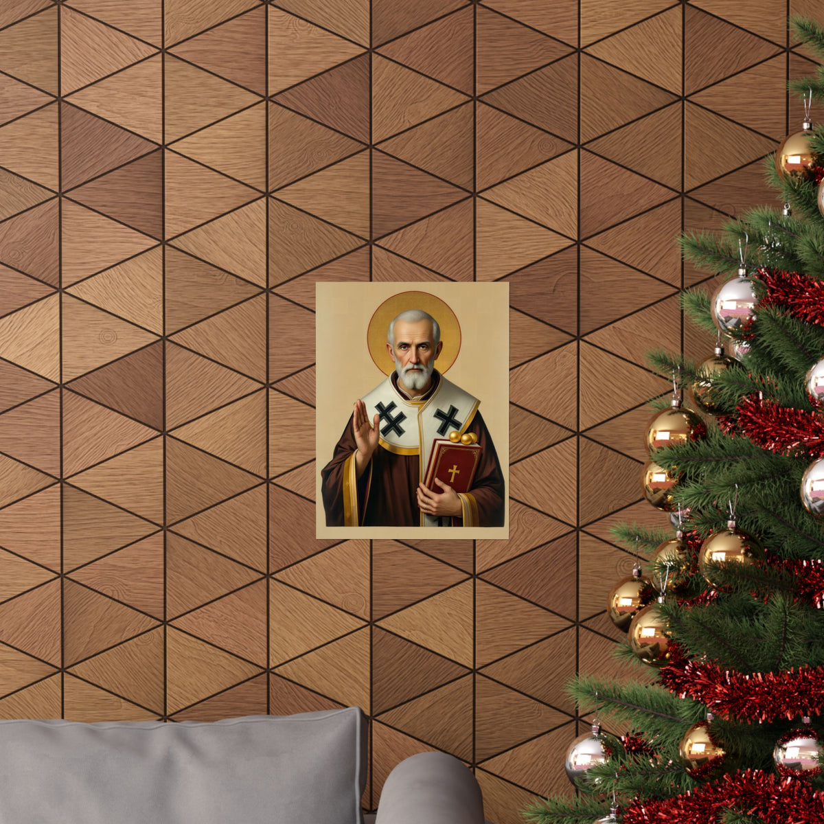 St Nicholas of Myra: The Three Gold Balls — Art Print