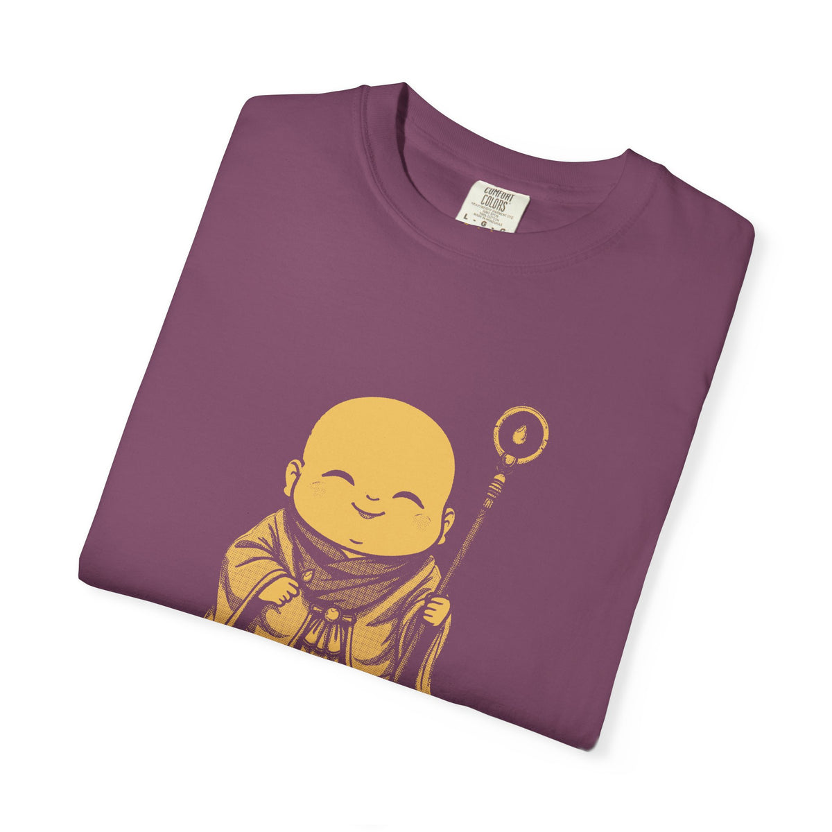 Jizō · “Travel buddy.” — Garment-Dyed One-Ink Tee