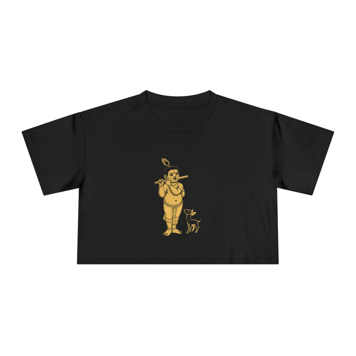 Krishna: Protector of Cows — Women's Crop Tee