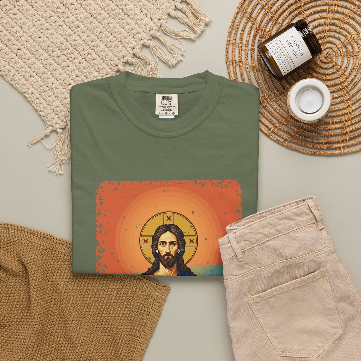 Jesus Christ · “How long must I put up with you?” — Garment-Dyed T-Shirt