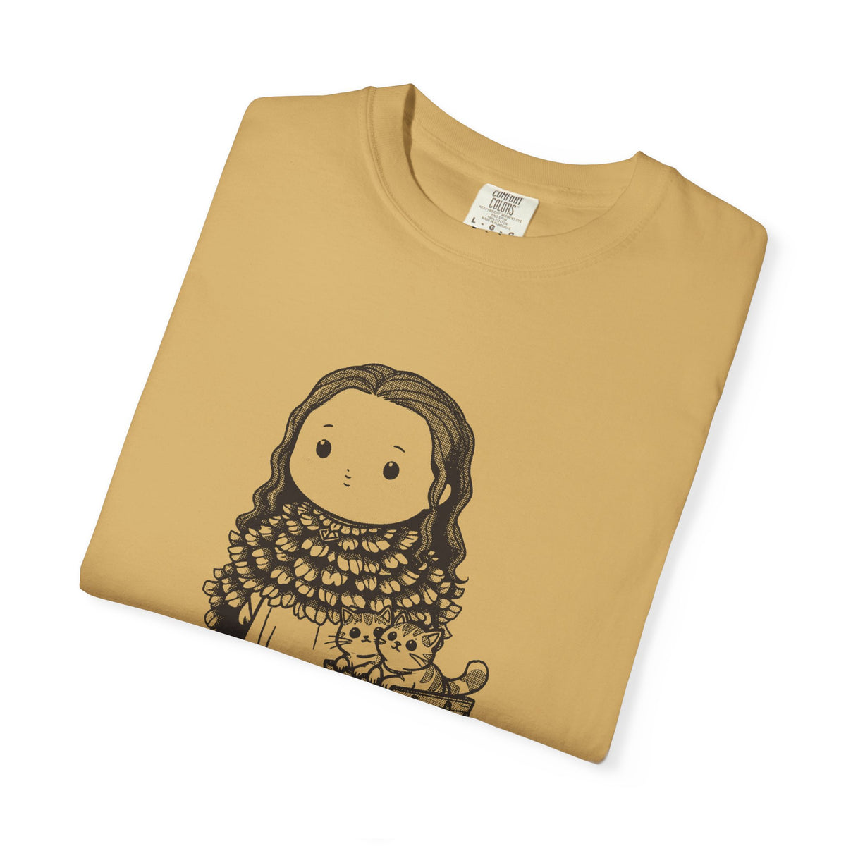 Freyja · “The original cat lady.” — Garment-Dyed One-Ink Tee