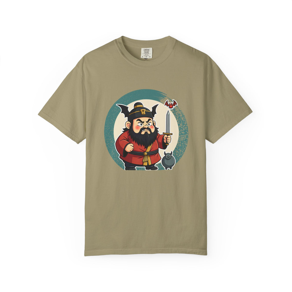 Zhong Kui: Bringer of the Five Blessings — Garment-Dyed T-Shirt