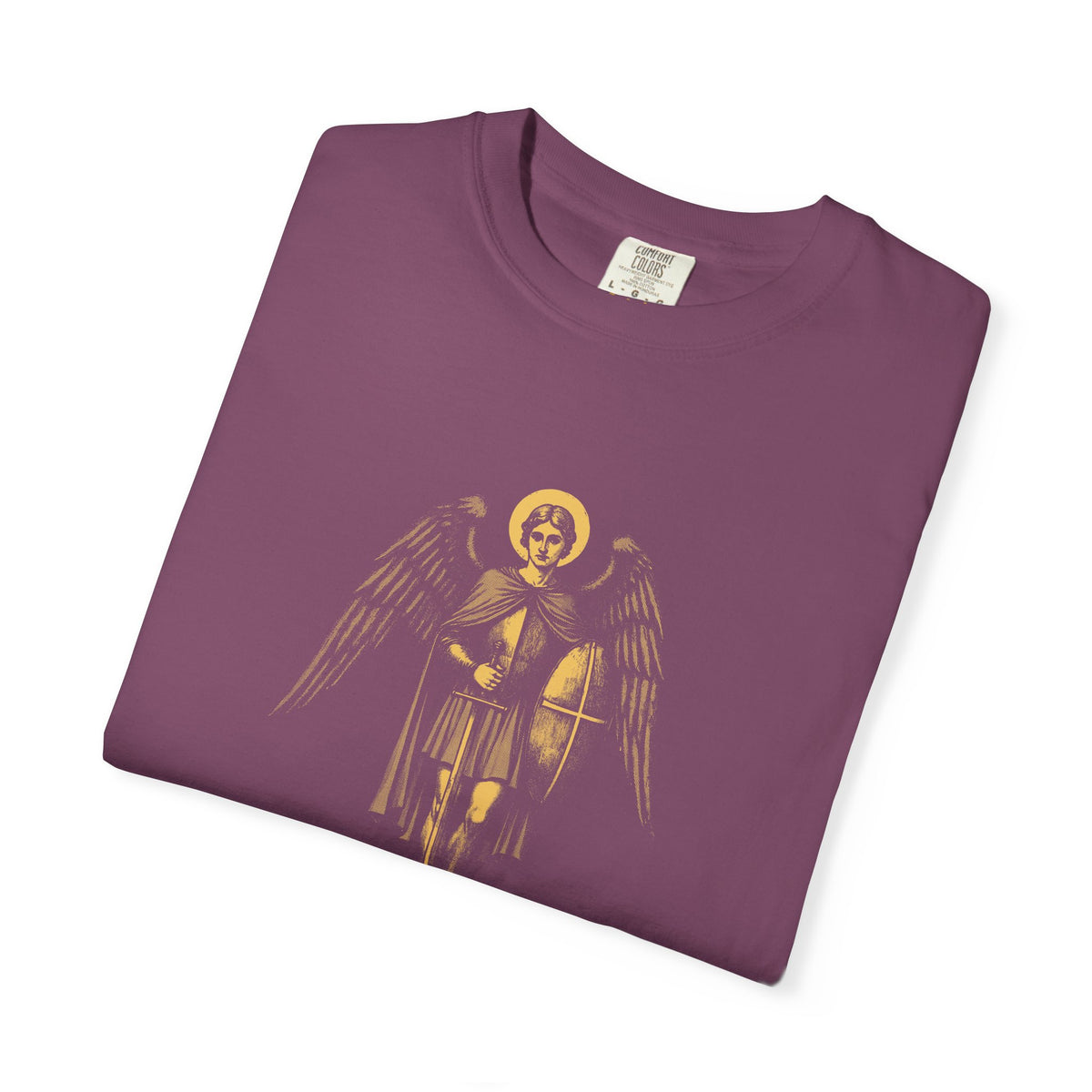 St Michael the Archangel: Chief Commander of Heaven — Garment-Dyed One-Ink Tee