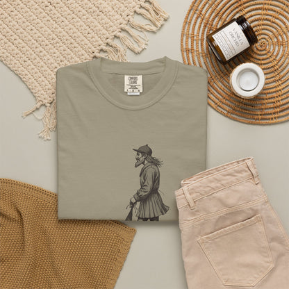 Loki: Maker of the First Net — Garment-Dyed One-Ink Tee