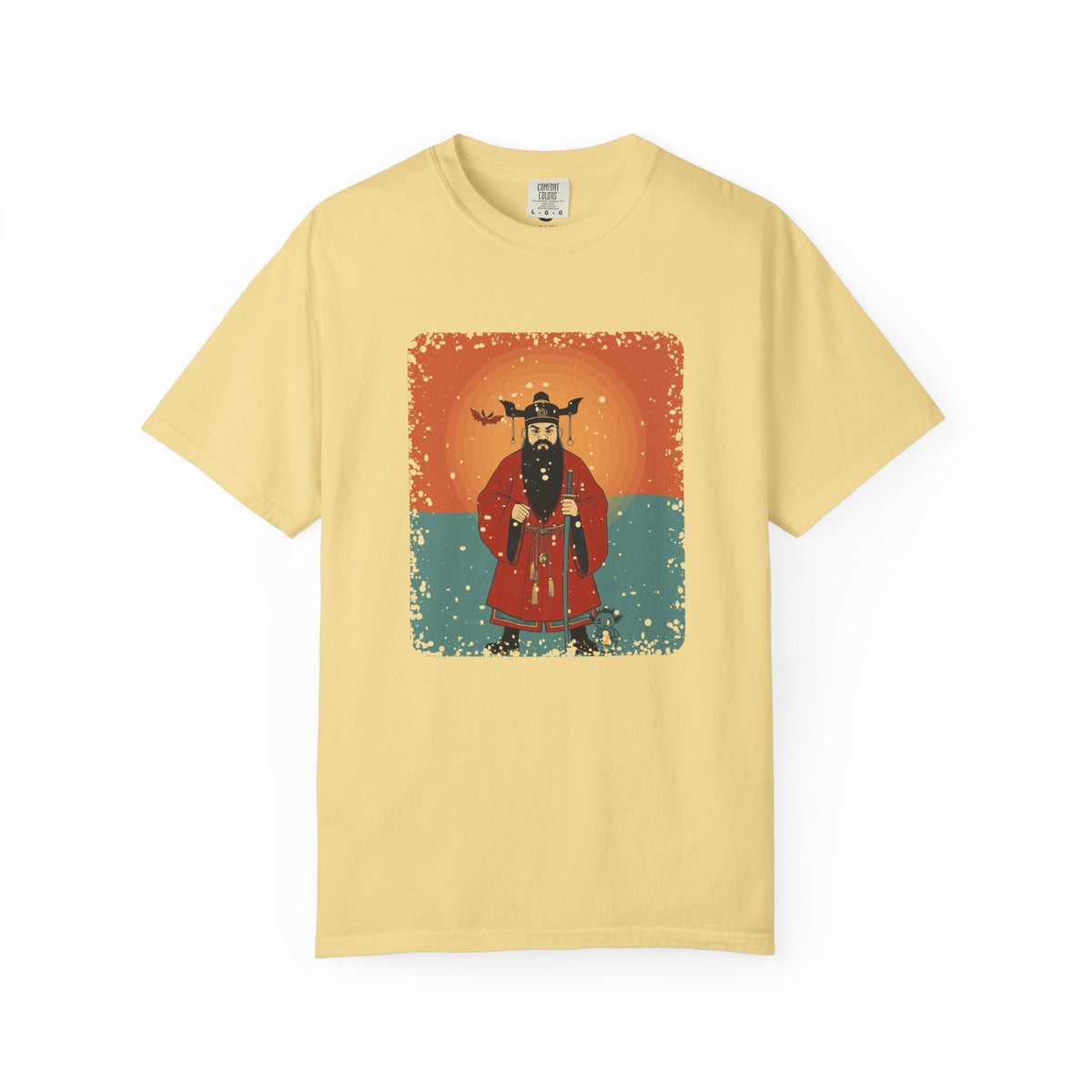 Zhong Kui: The Demon Queller — Garment-Dyed T-Shirt