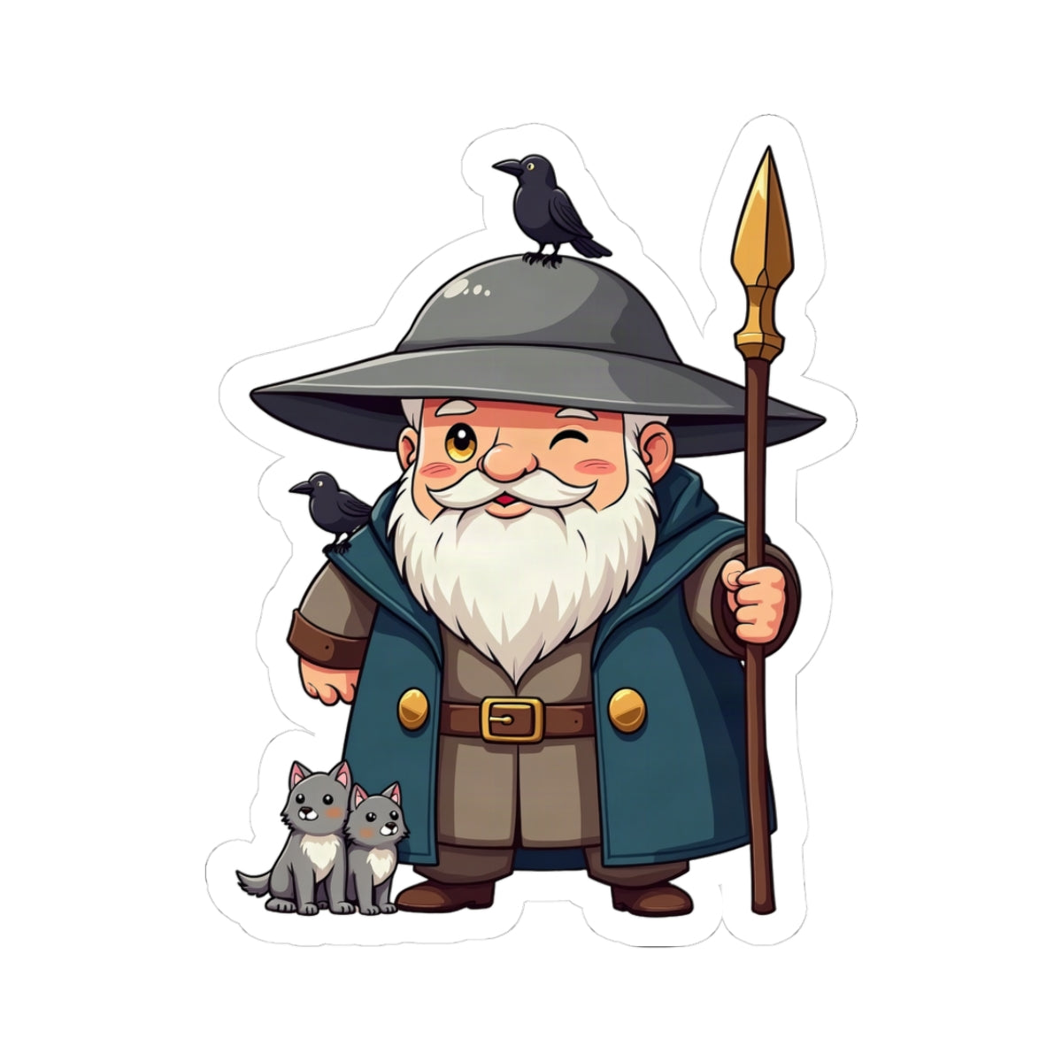 Odin: Gave an Eye for Wisdom — Sticker