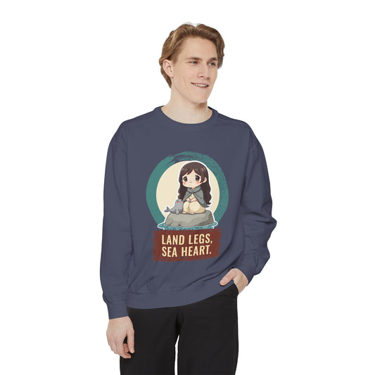 Selkie: Grey Selkie of Sule Skerry — Garment-Dyed Sweatshirt