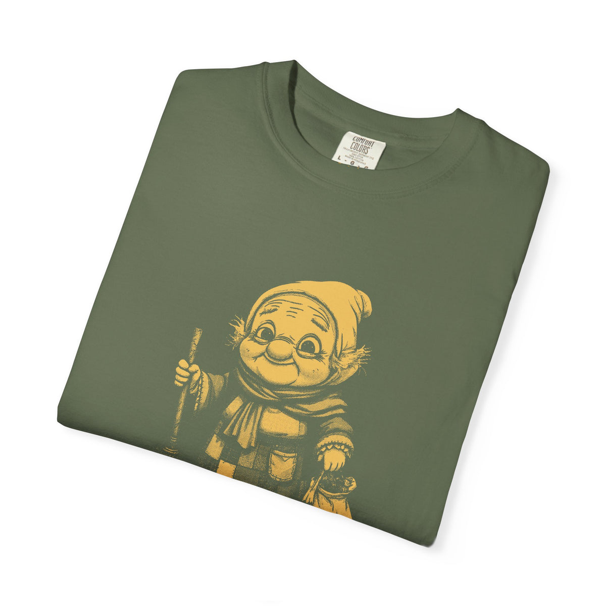 La Befana · “Sweep the old year out.” — Garment-Dyed One-Ink Tee