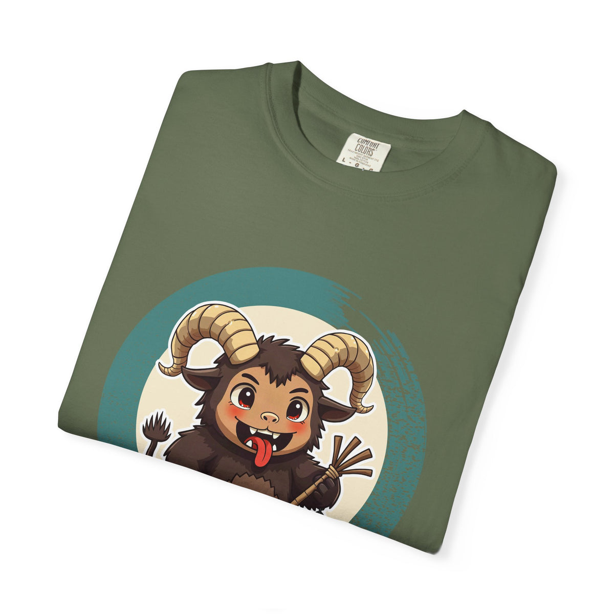 Krampus · “Mostly good this year.” — Garment-Dyed T-Shirt