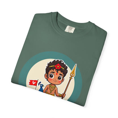 Murugan: Two Companions from One Tree — Garment-Dyed T-Shirt