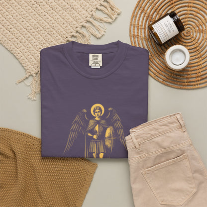 St Michael the Archangel: Chief Commander of Heaven — Garment-Dyed One-Ink Tee