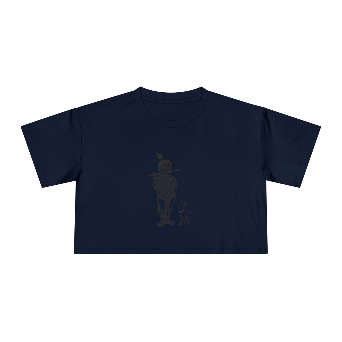 Krishna: Protector of Cows — Women's Crop Tee