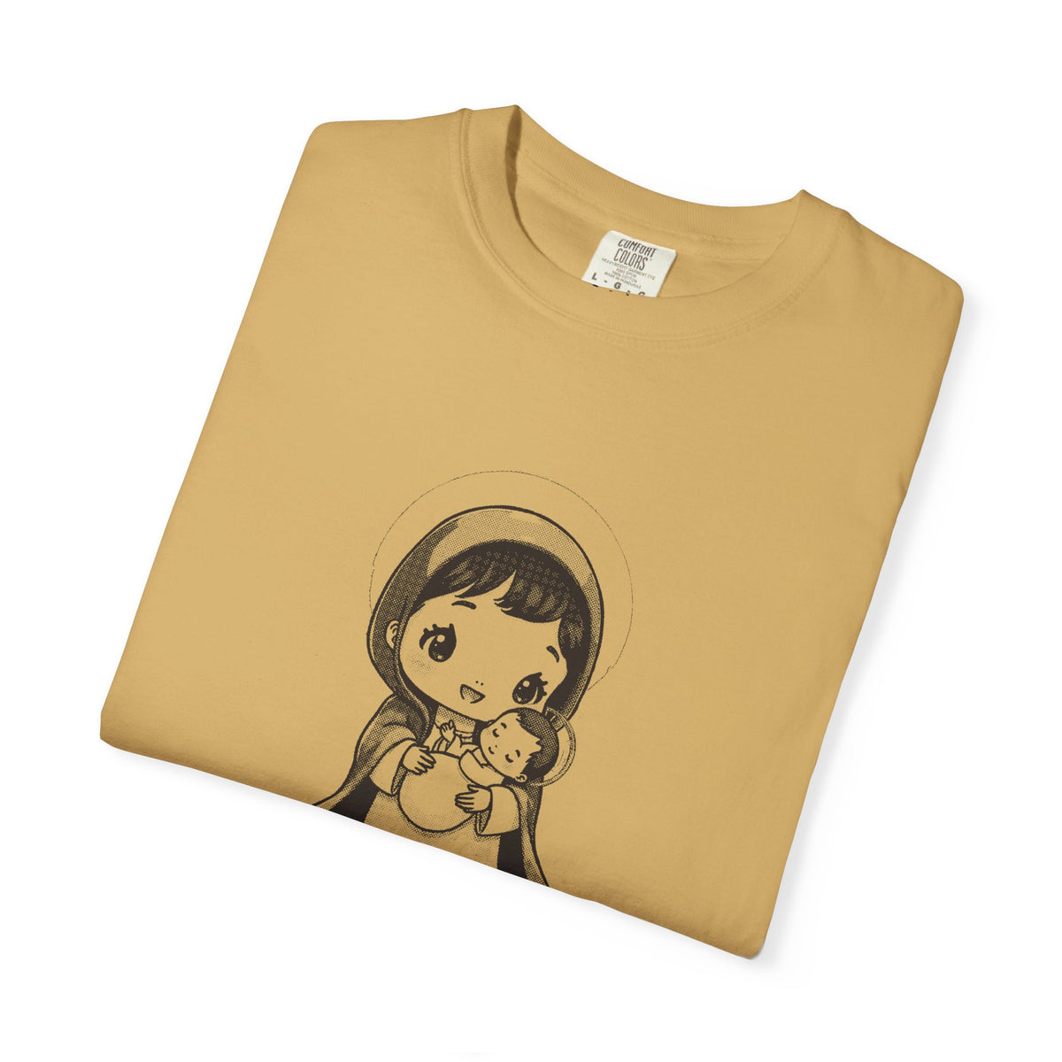 The Virgin Mary · “Ask your mother.” — Garment-Dyed One-Ink Tee