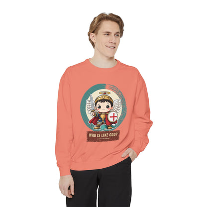 St Michael the Archangel: Prince of the Heavenly Host — Garment-Dyed Sweatshirt