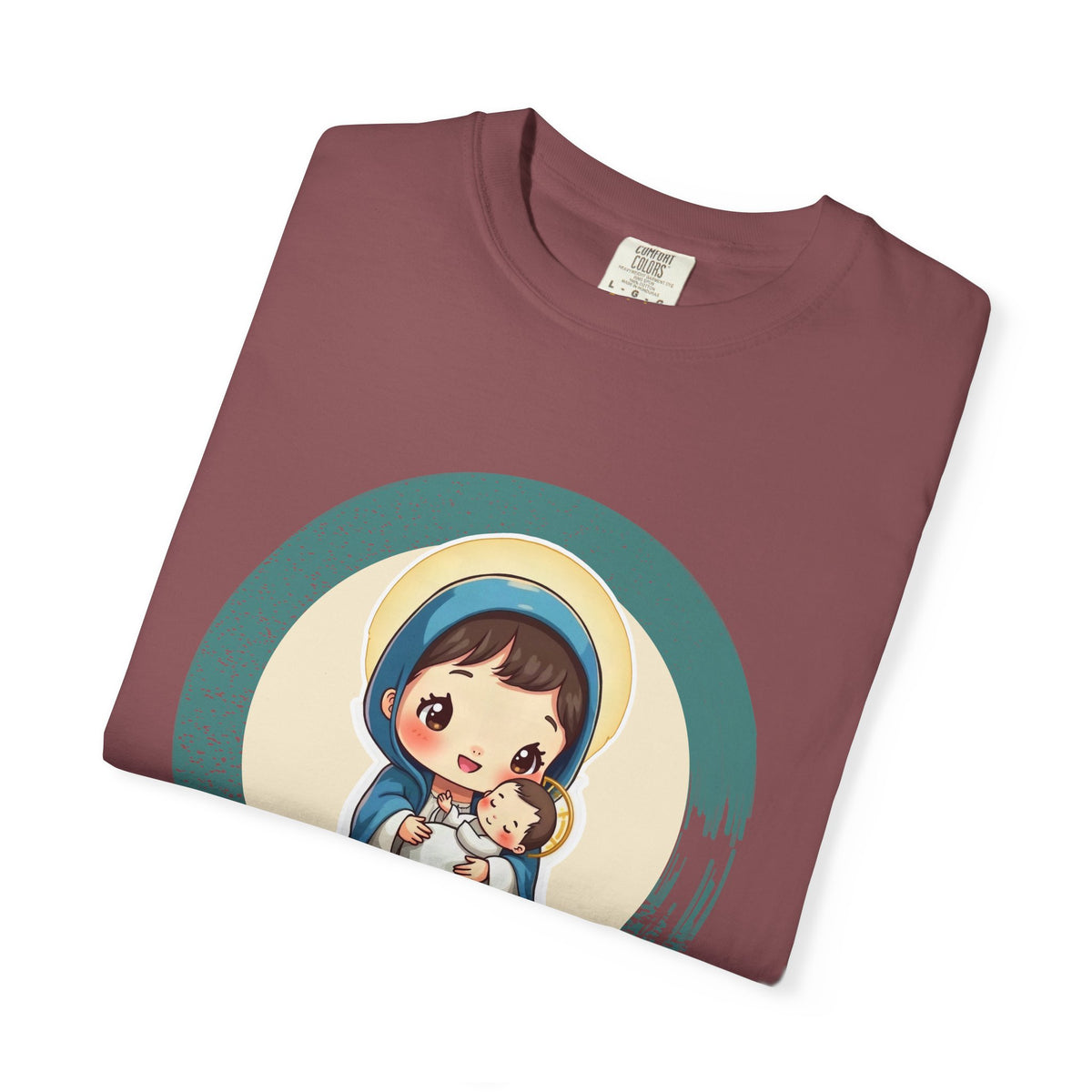 The Virgin Mary · “Ask your mother.” — Garment-Dyed T-Shirt