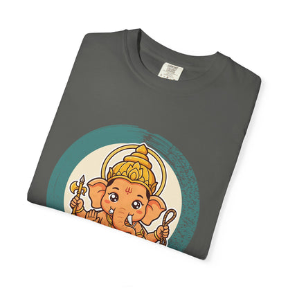 Ganesha · “First things first.” — Garment-Dyed T-Shirt