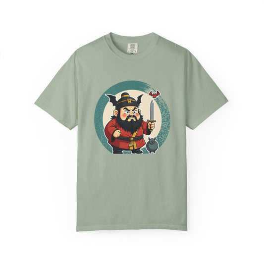 Zhong Kui: Bringer of the Five Blessings — Garment-Dyed T-Shirt