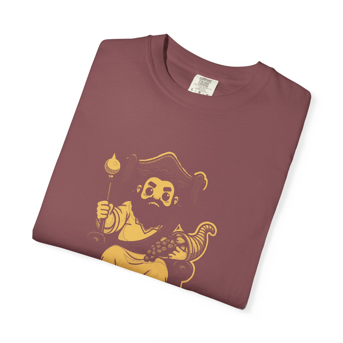 Hades · “Stern, not wicked.” — Garment-Dyed One-Ink Tee