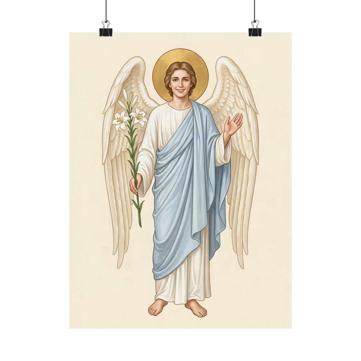 Gabriel the Archangel: Herald of the Annunciation — Art Print