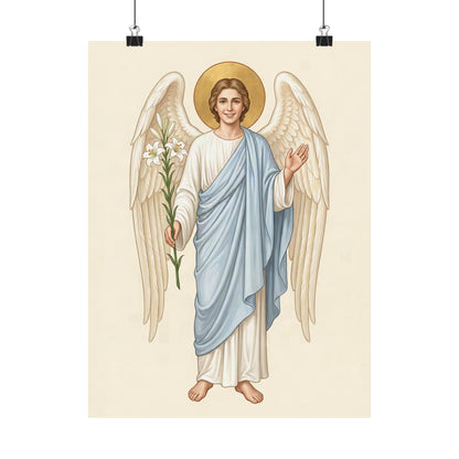 Gabriel the Archangel: Herald of the Annunciation — Art Print