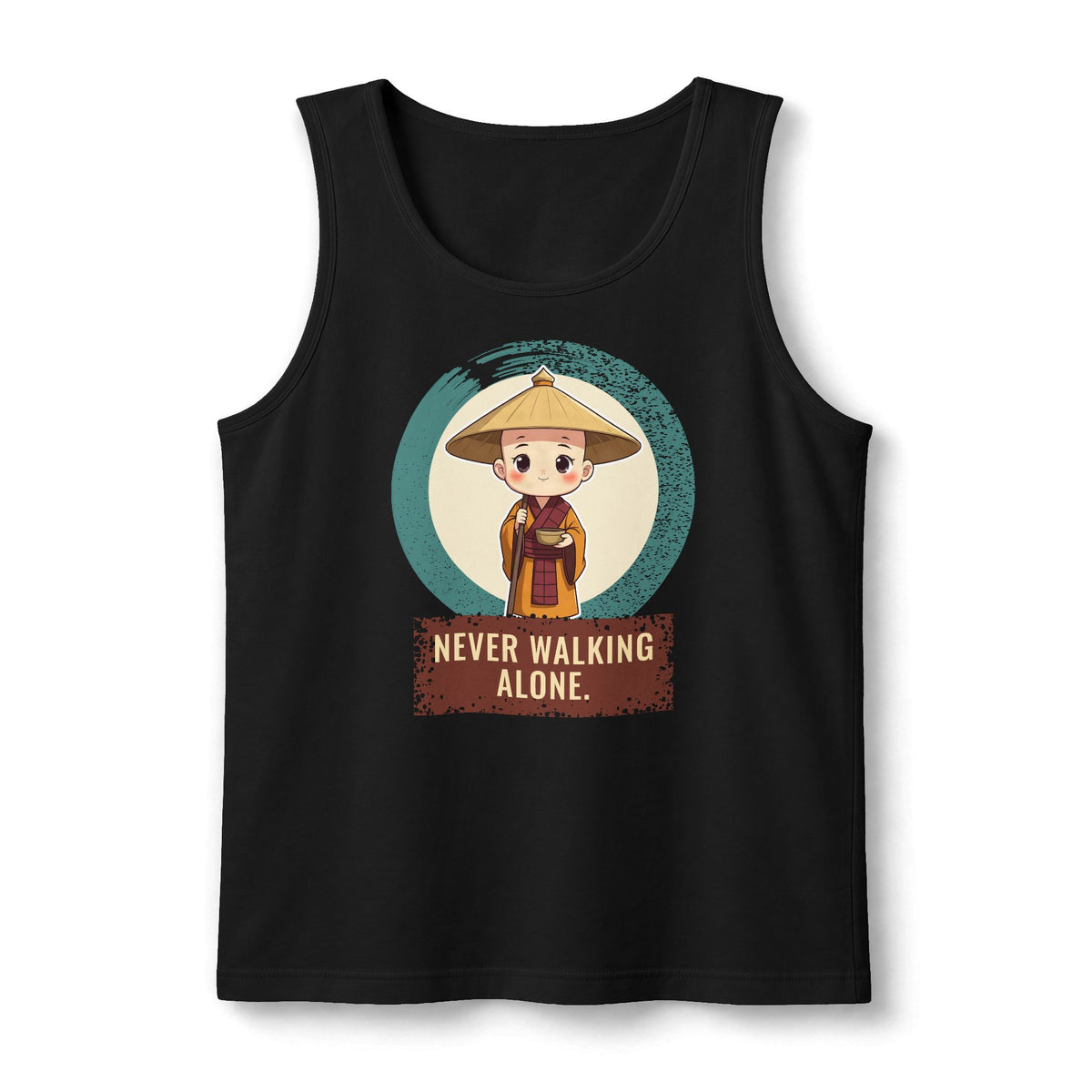 Kōbō Daishi: Walking with Every Pilgrim — Unisex Muscle Tank