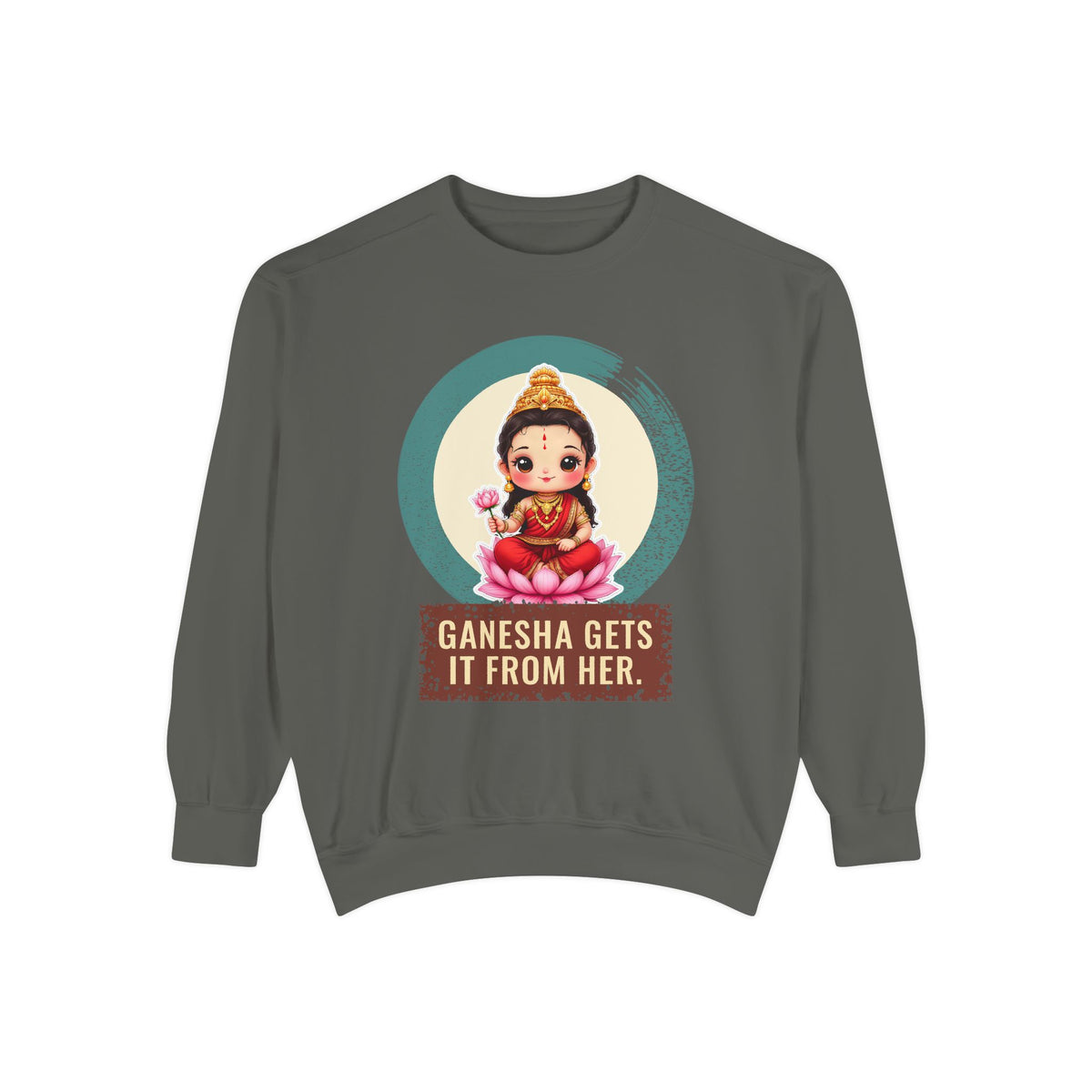 Parvati: Gauri, the Radiant One — Garment-Dyed Sweatshirt
