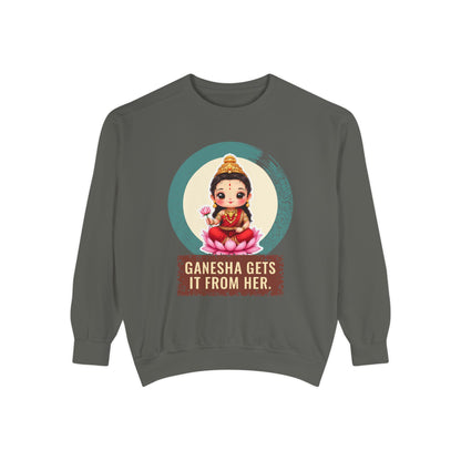 Parvati: Gauri, the Radiant One — Garment-Dyed Sweatshirt