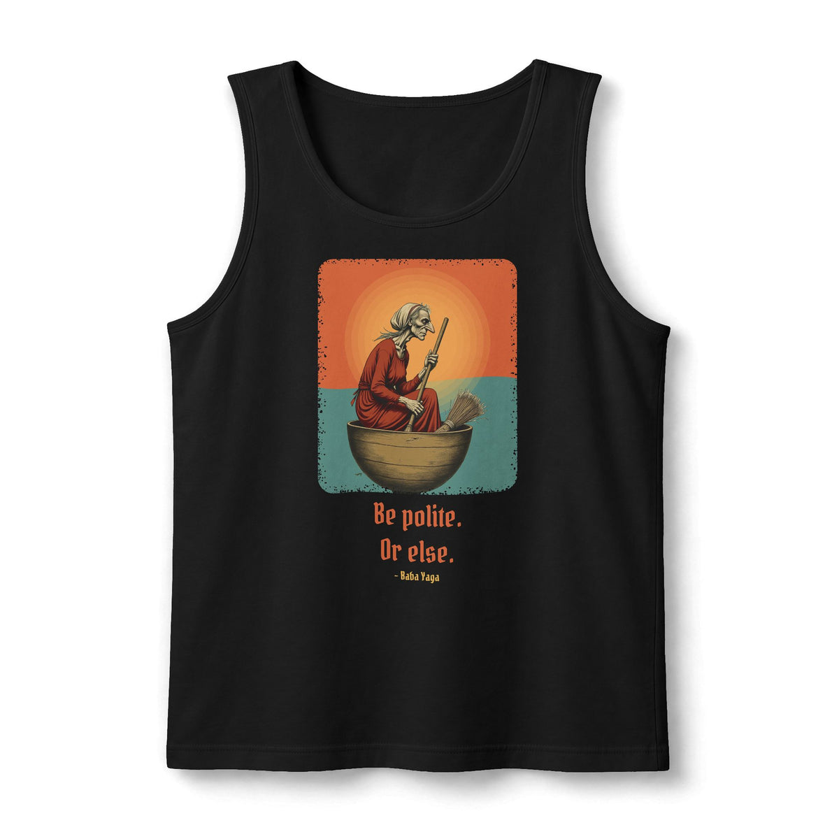 Baba Yaga: Bony Leg — Unisex Muscle Tank