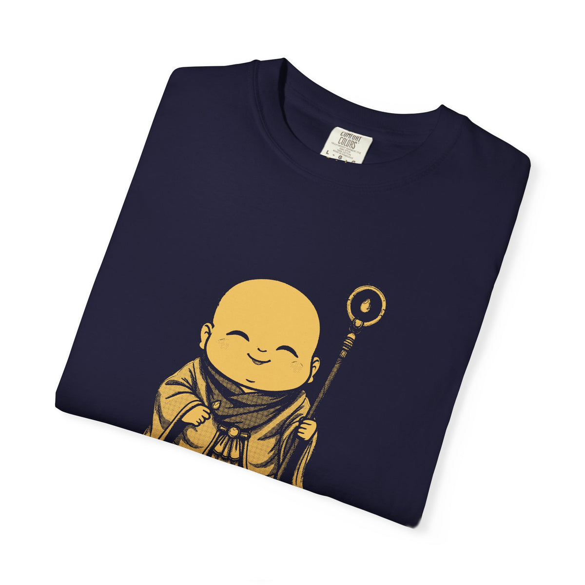 Jizō · “Travel buddy.” — Garment-Dyed One-Ink Tee