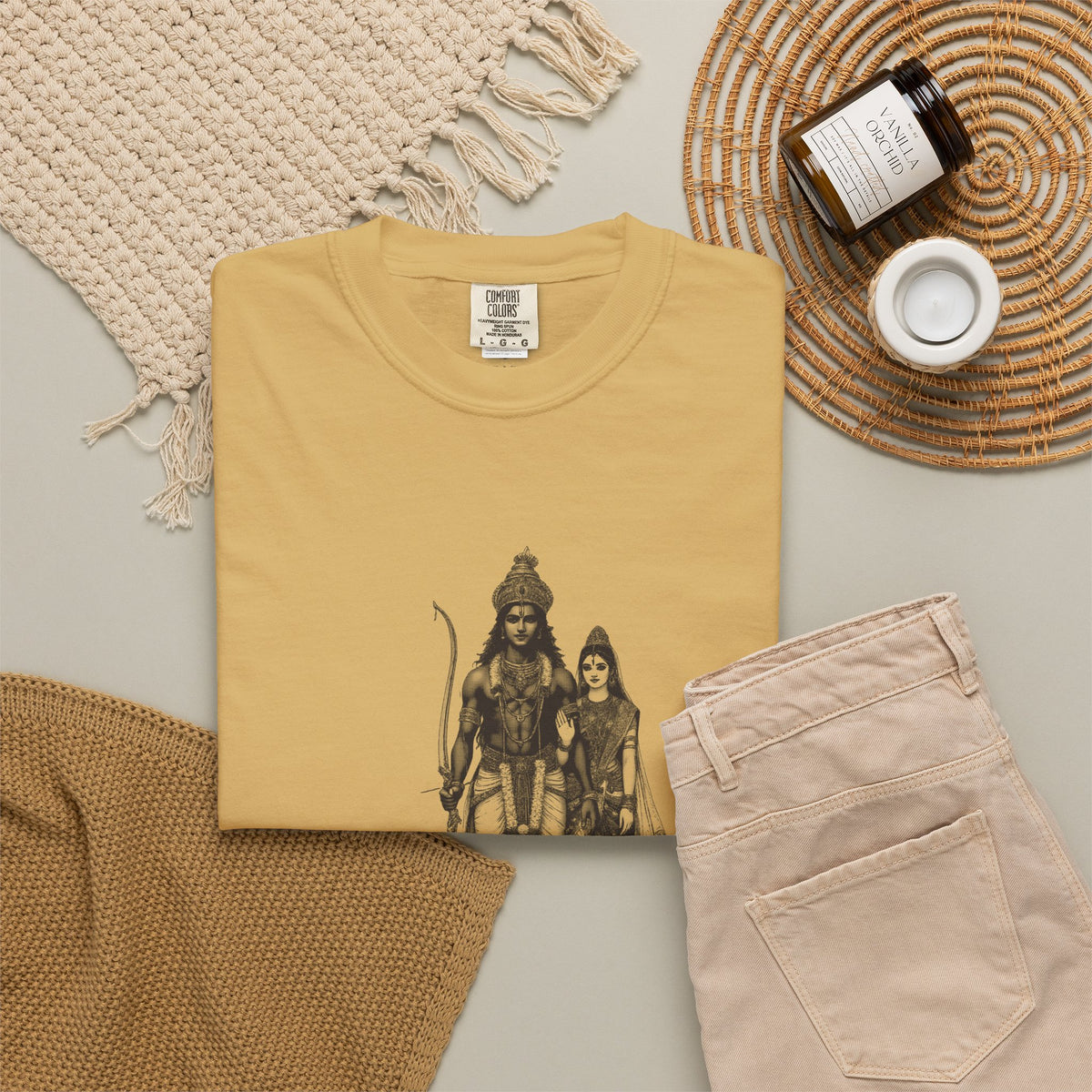 Rama · “A promise is a promise.” — Garment-Dyed One-Ink Tee