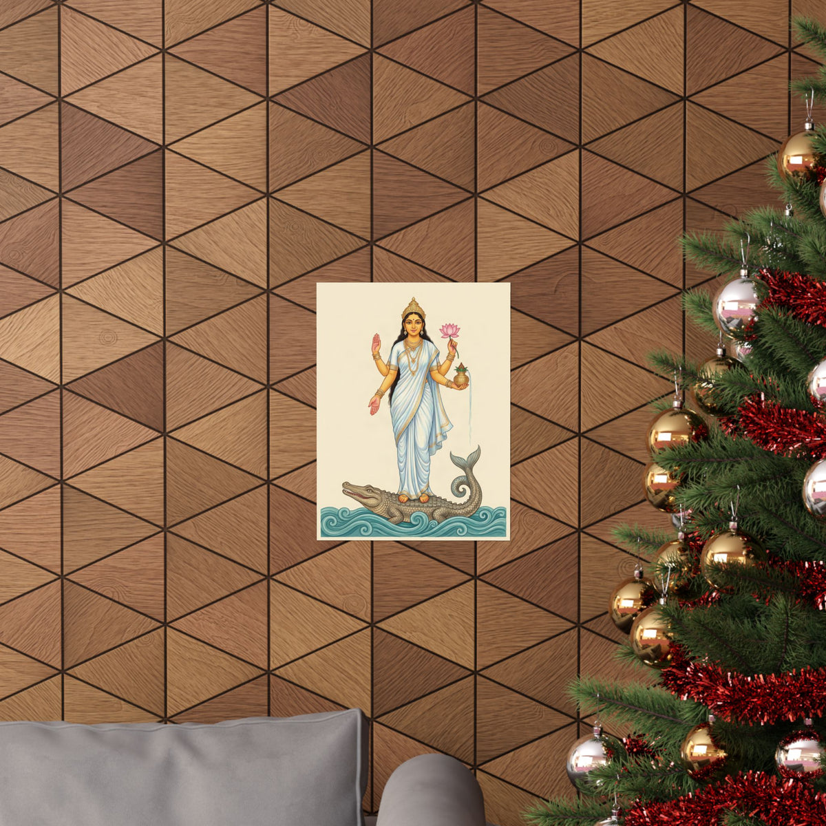 Ganga: Rider of the Makara — Art Print