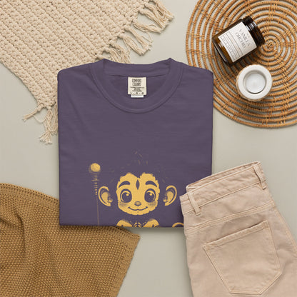 Hanuman · “Brought the whole mountain.” — Garment-Dyed One-Ink Tee