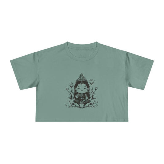 Lakshmi: She of the Lotus — Women's Crop Tee