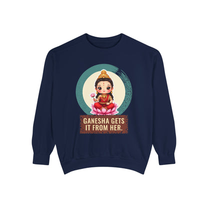 Parvati: Gauri, the Radiant One — Garment-Dyed Sweatshirt