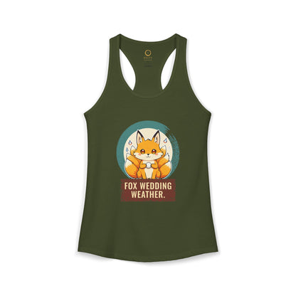 Kitsune: Messenger of Inari — Women's Racerback Tank
