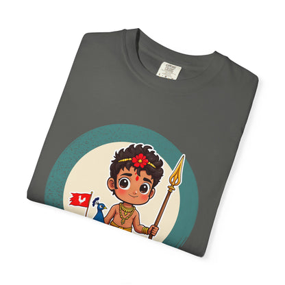 Murugan: Two Companions from One Tree — Garment-Dyed T-Shirt
