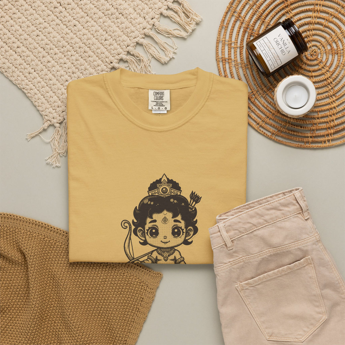 Rama: Kodanda Rama — Garment-Dyed One-Ink Tee