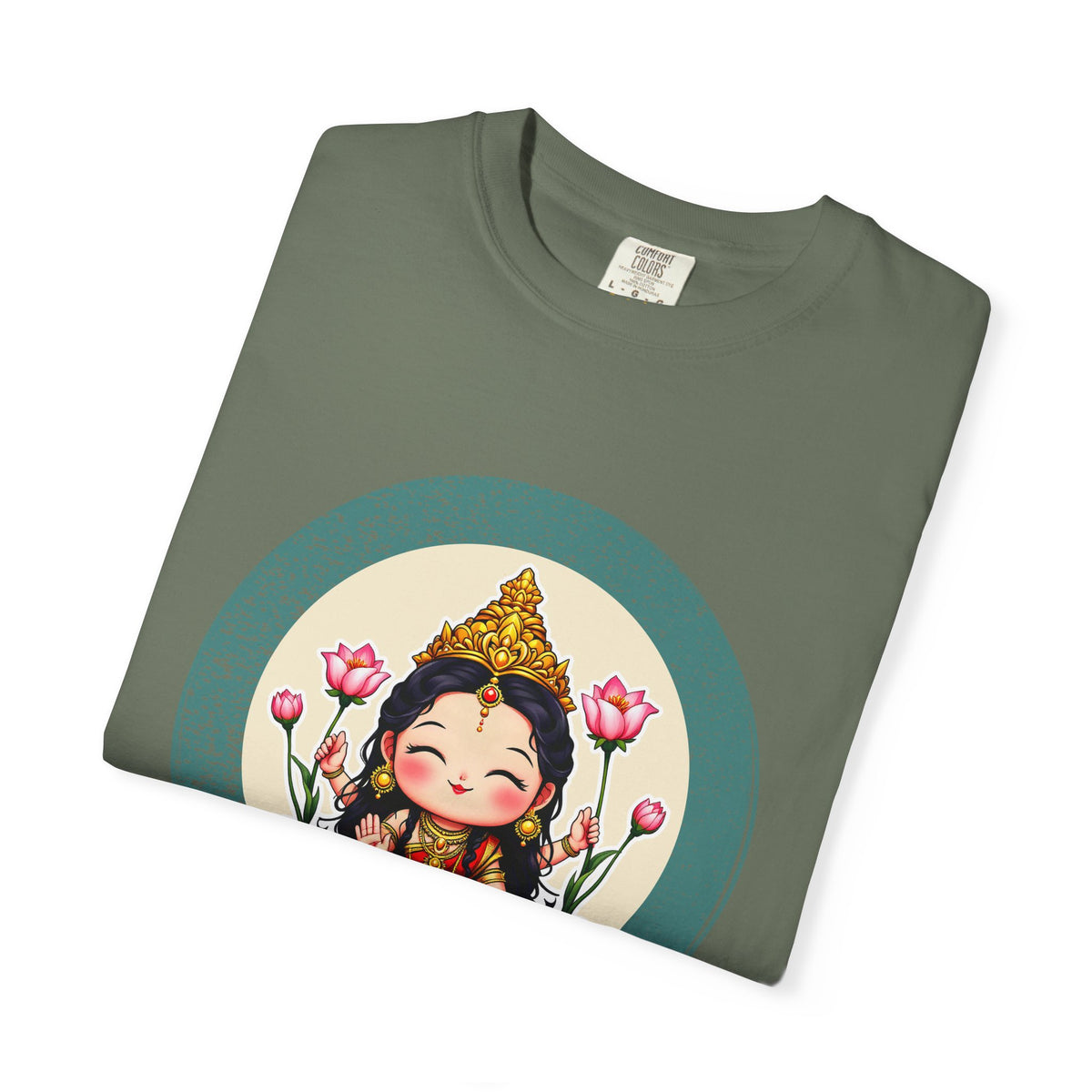 Lakshmi: She of the Lotus — Garment-Dyed T-Shirt