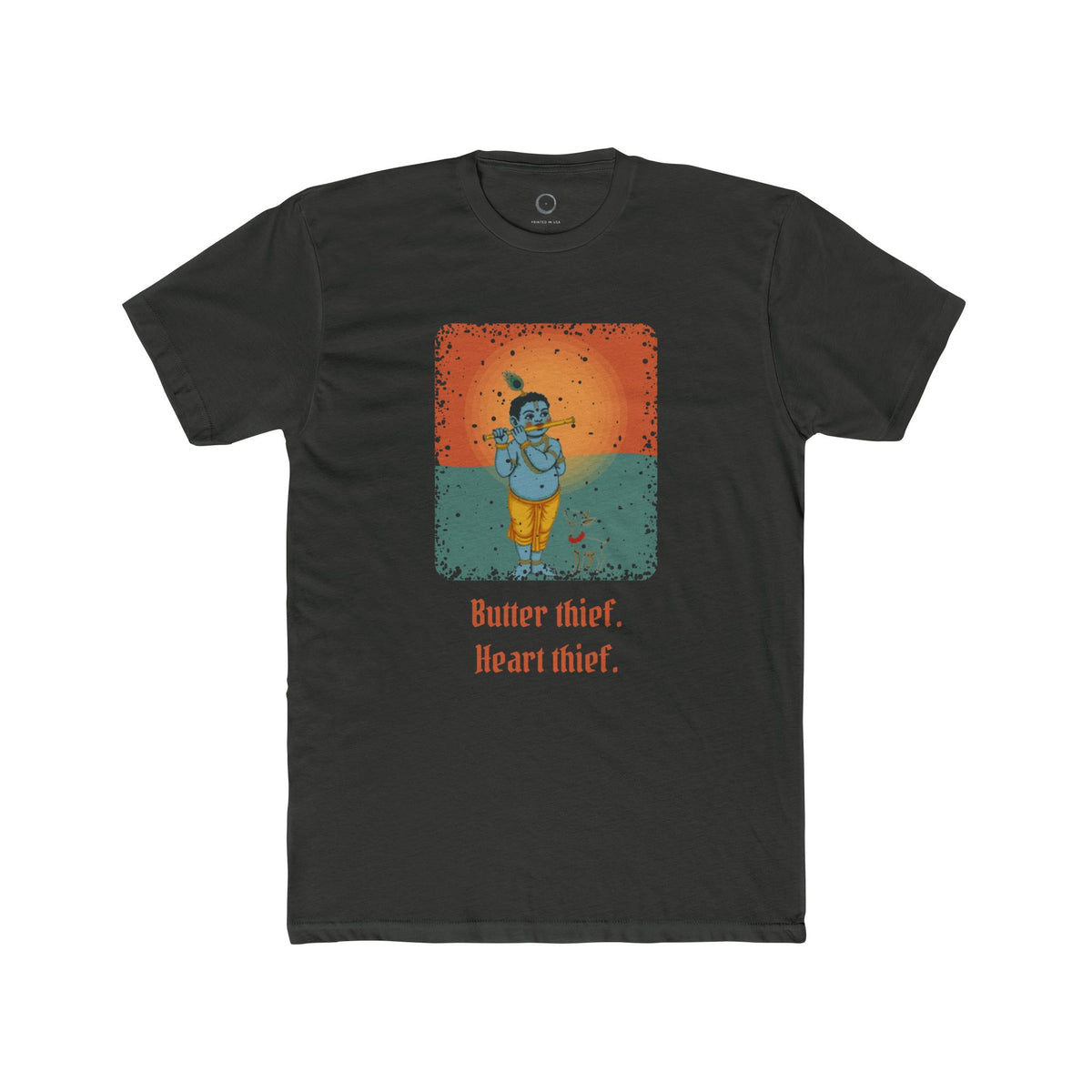 Krishna · “Butter thief. Heart thief.” — Unisex T-Shirt