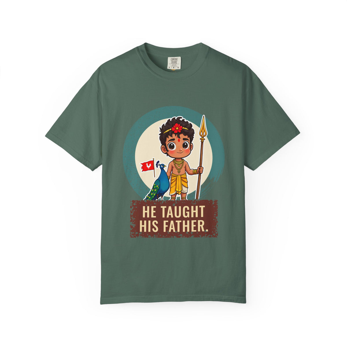 Murugan: Two Companions from One Tree — Garment-Dyed T-Shirt