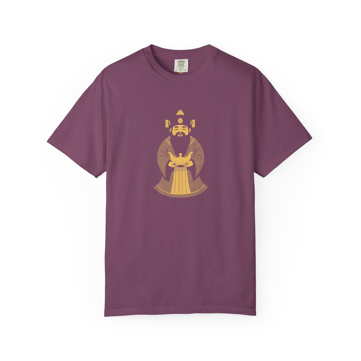Caishen: The Civil God of Wealth — Garment-Dyed One-Ink Tee
